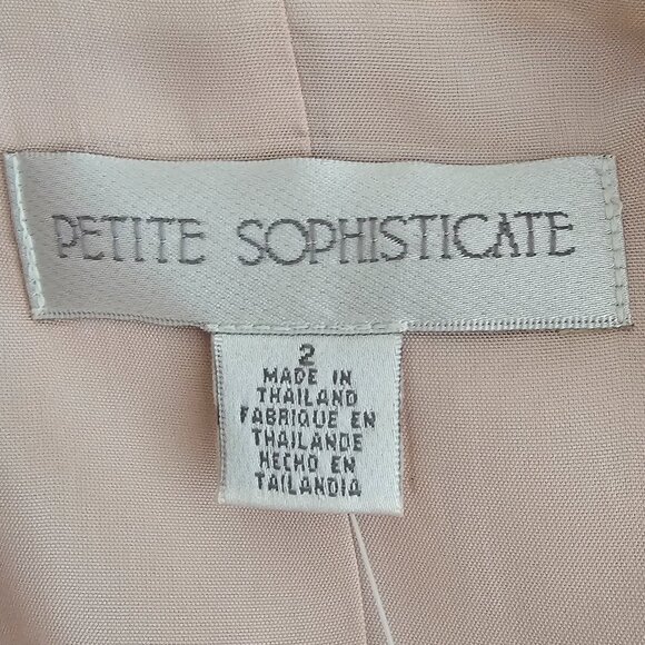 Petite Sophisticate Vintage Single-Breasted Blazer | NWT | 4P | Powder Pink - Picture 12 of 14